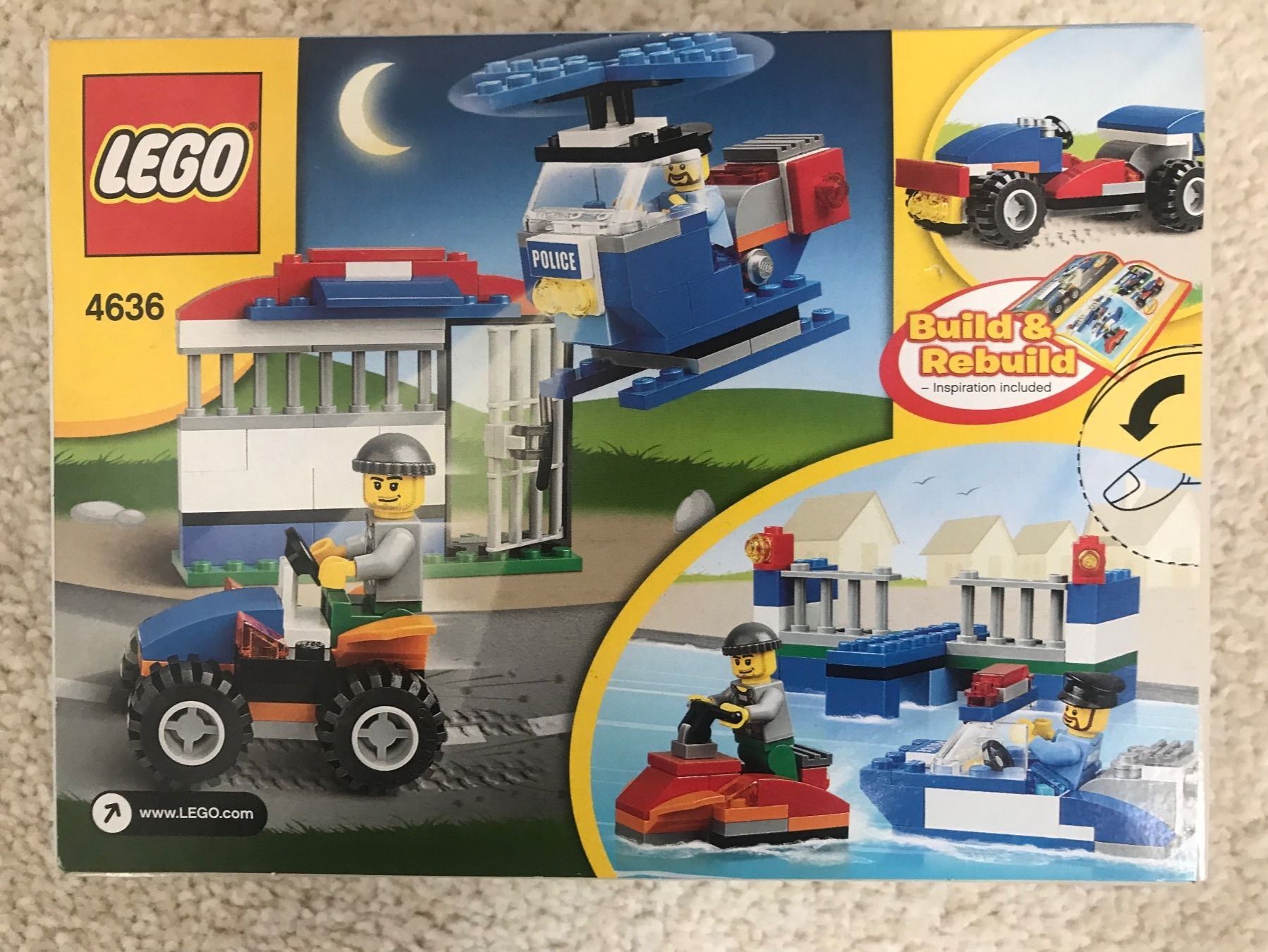 Lego Kit di costruzioni: Lego "Build & Rebuild" Polizei, 4636 / NEU – Nuovo e nell'imballaggio originale da Dürrenäsch venduto da Didaedi 1