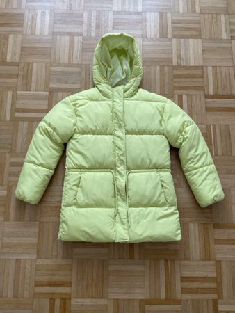 Steppjacke Kinder Grösse XXS hellgrün guter Zustand