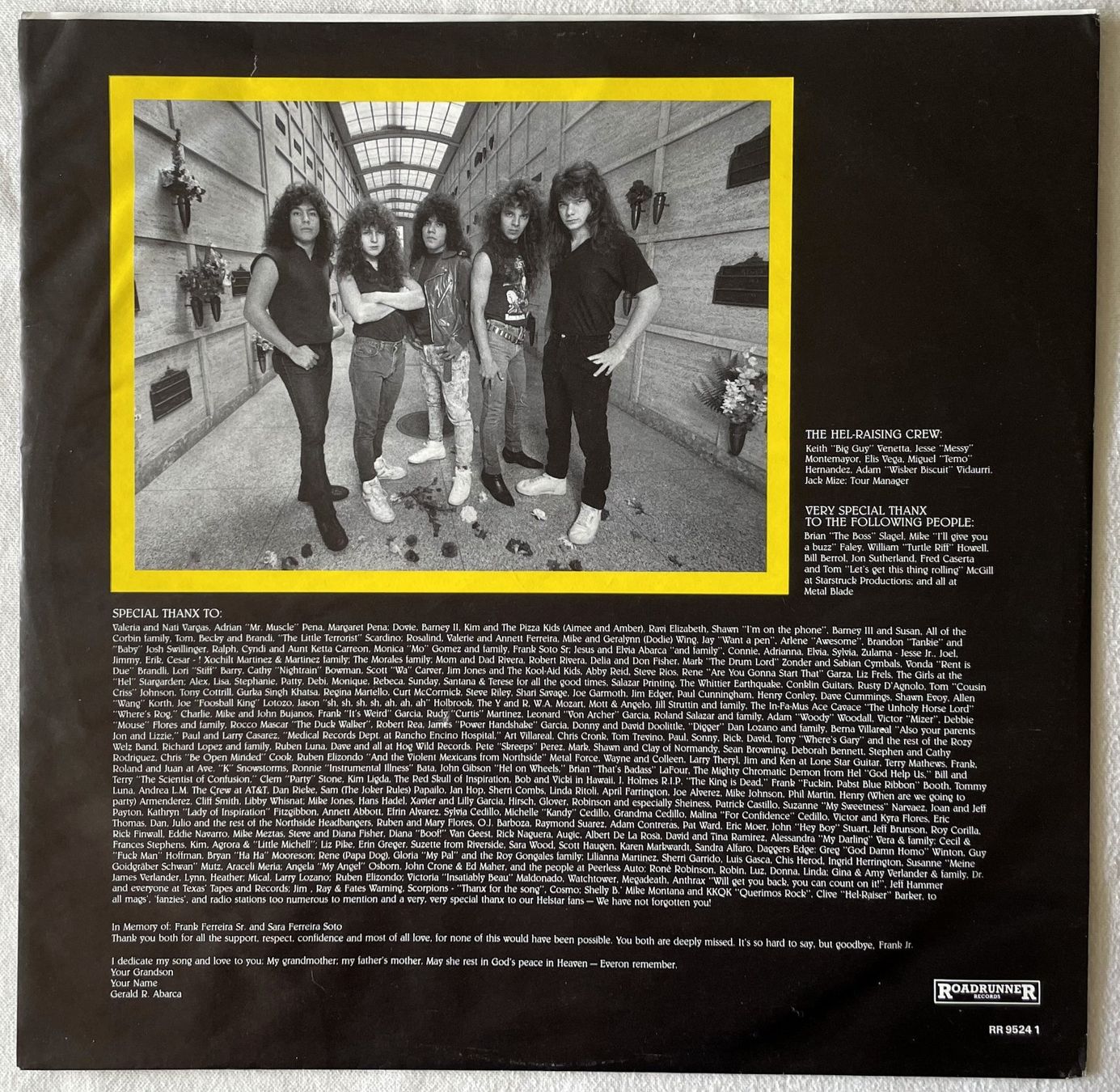 Vinyles: Helstar – A Distant Thunder - LP - 1988 - OIS - First Press – D'occasion à Uster par Zardodel 6