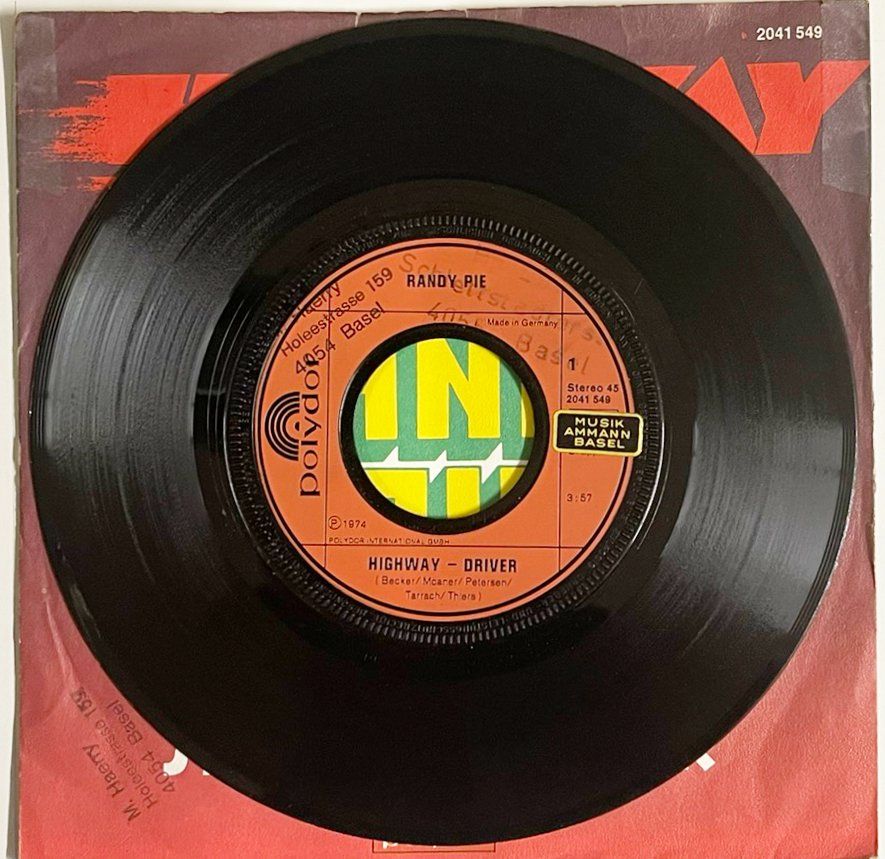 Vinyles: Single: RANDY PIE - Highway Driver – D'occasion à Frenkendorf par Yard-Sale-2000 1