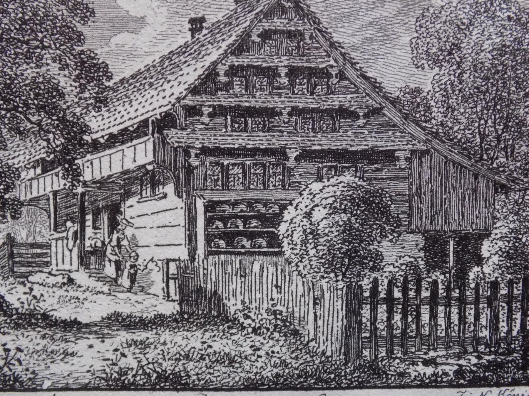 Gravures: Bauernhaus Kanton Luzern – D'occasion à Risch par Rischli15 4