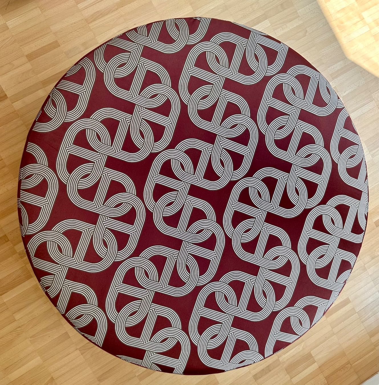 Sgabelli: Pouf, Hocker, Sofatisch mit Bezug original HERMÈS Stoff – Usato da Küsnacht ZH venduto da Harobed18 1