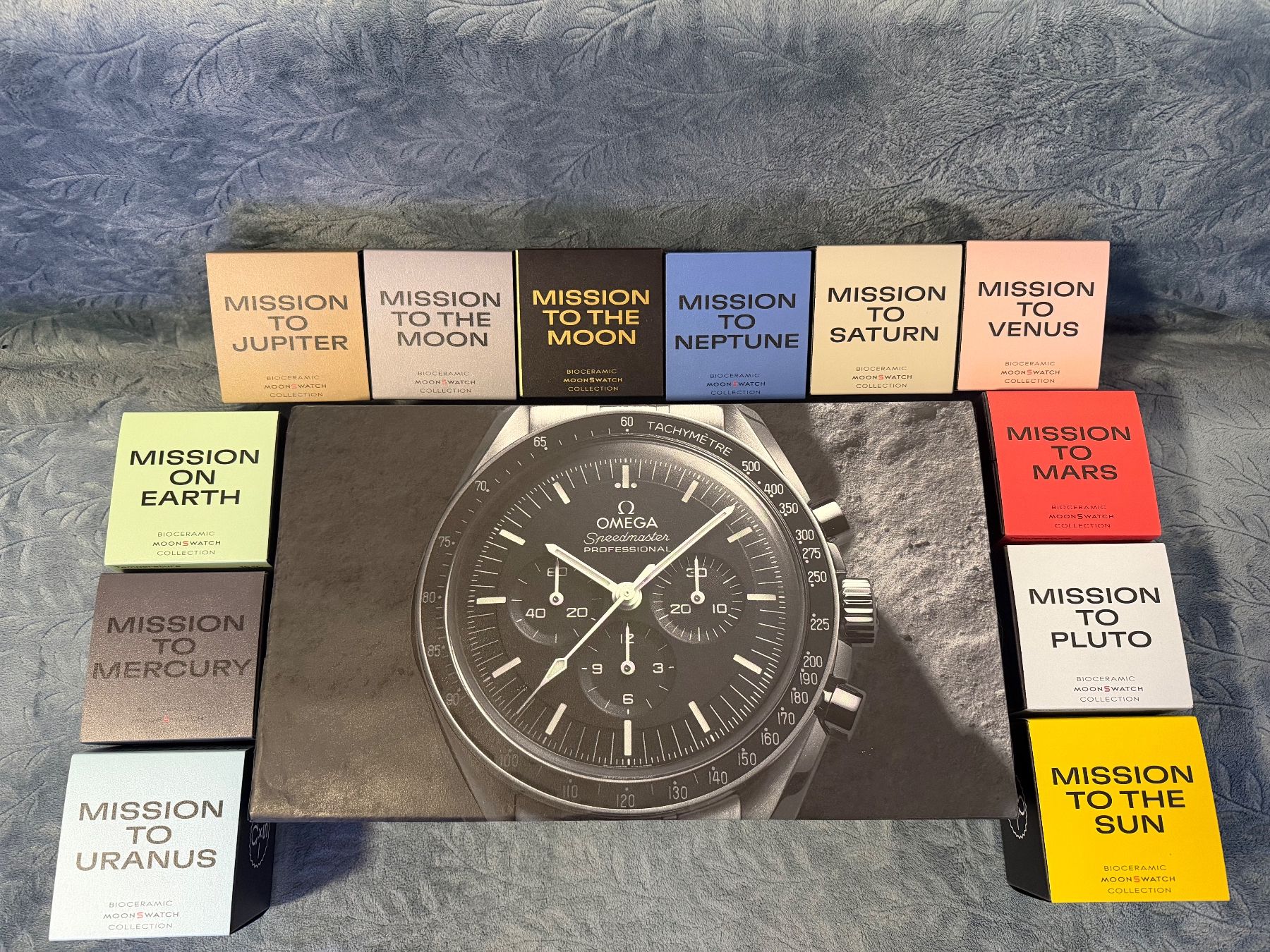 Swatch Orologi: Full set MoonSwatch  Omega × Swatch Bioceramic Speedmaster – Nuovo e nell'imballaggio originale da Müntschemier venduto da meh_g8bh
