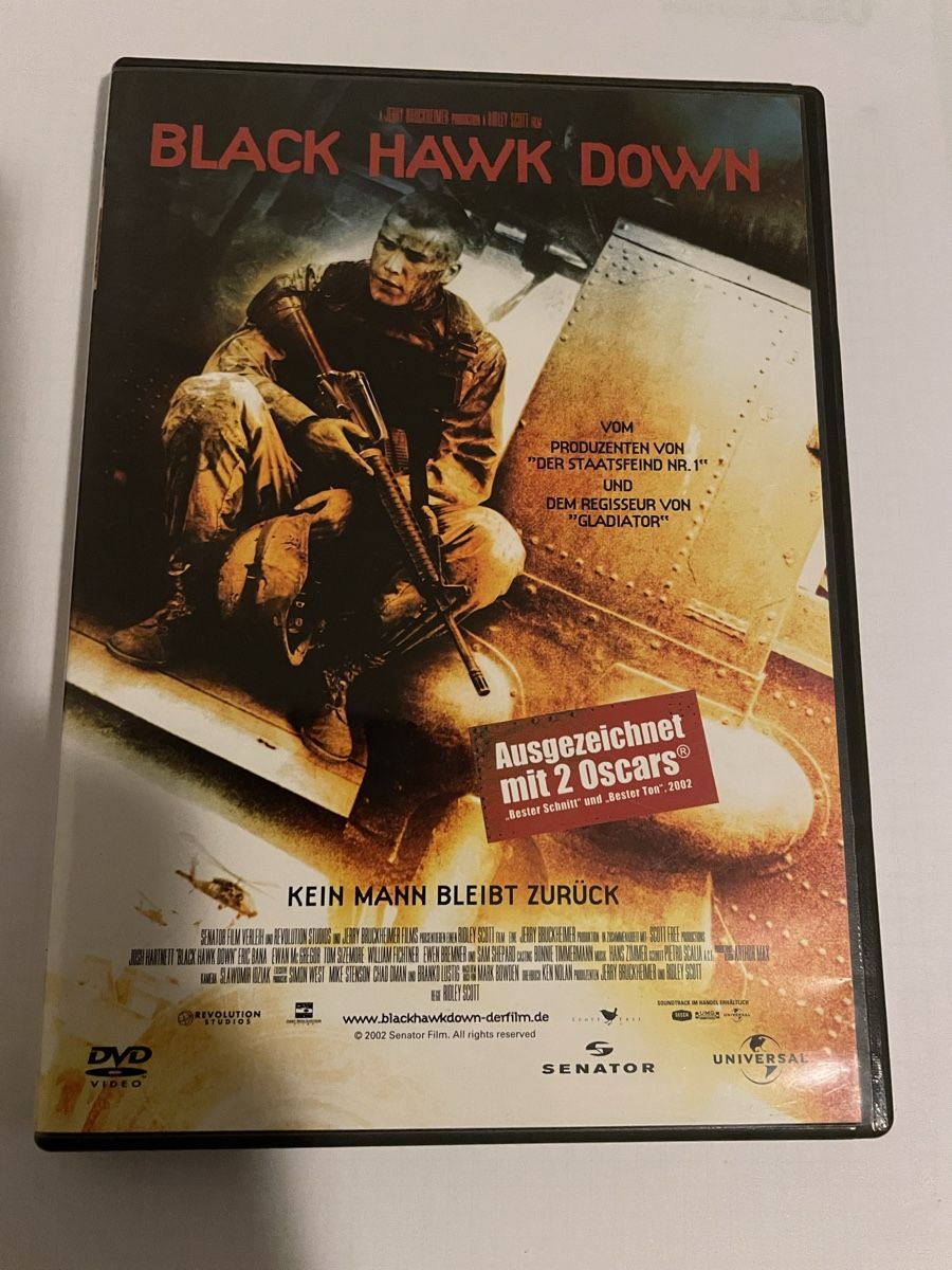 Tutti i DVDs: Black Hawk Down – Usato da Winterthur venduto da Cobraforce