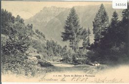 Route de Salvan a Vernayaz