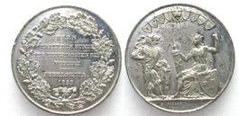 BERN Medaille 1853 Zinn 40mm