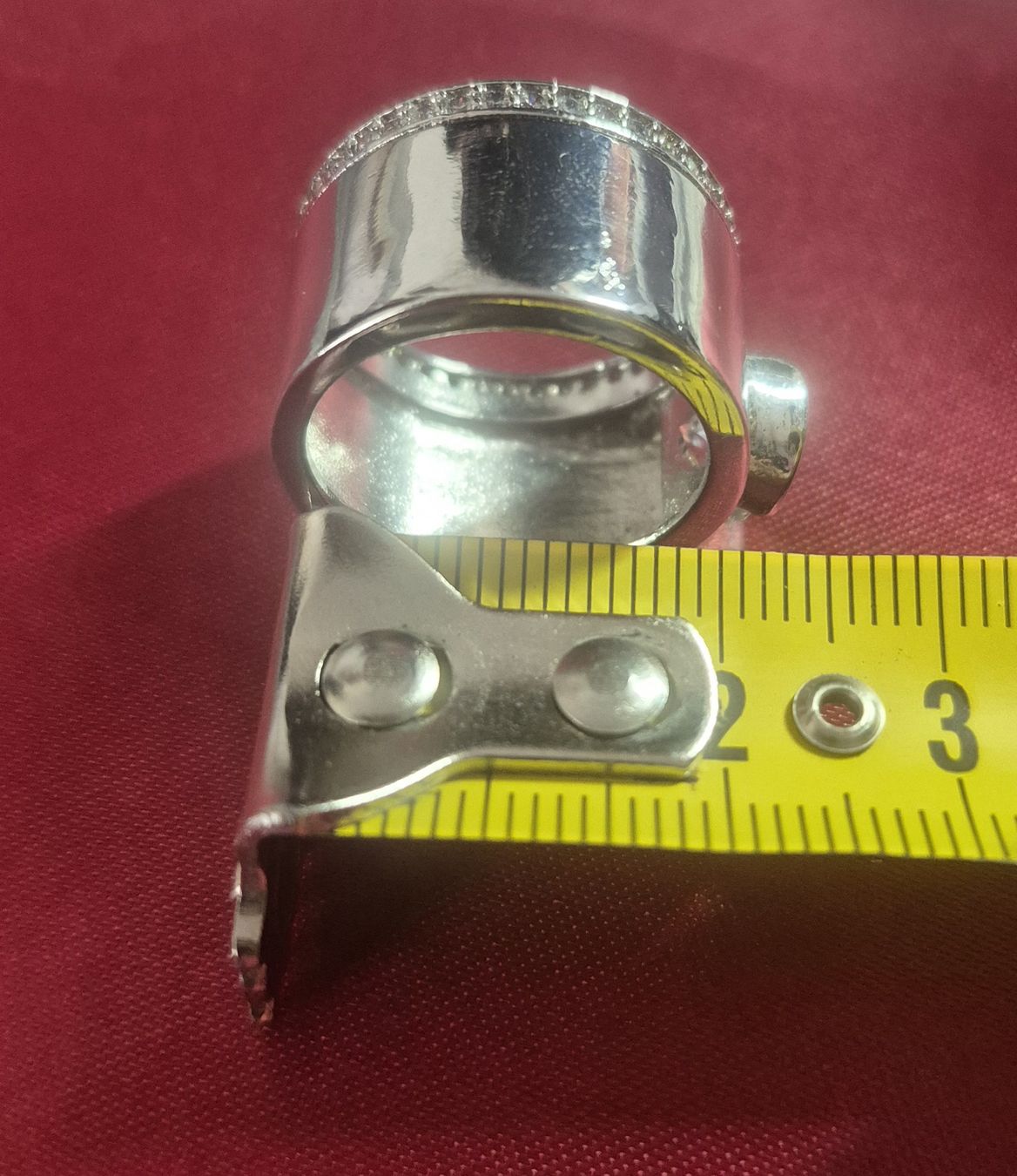 Ringe: Anello con pietre bianche, argento – Neu (gemäss Beschreibung) aus Giubiasco von Stefaniav 8