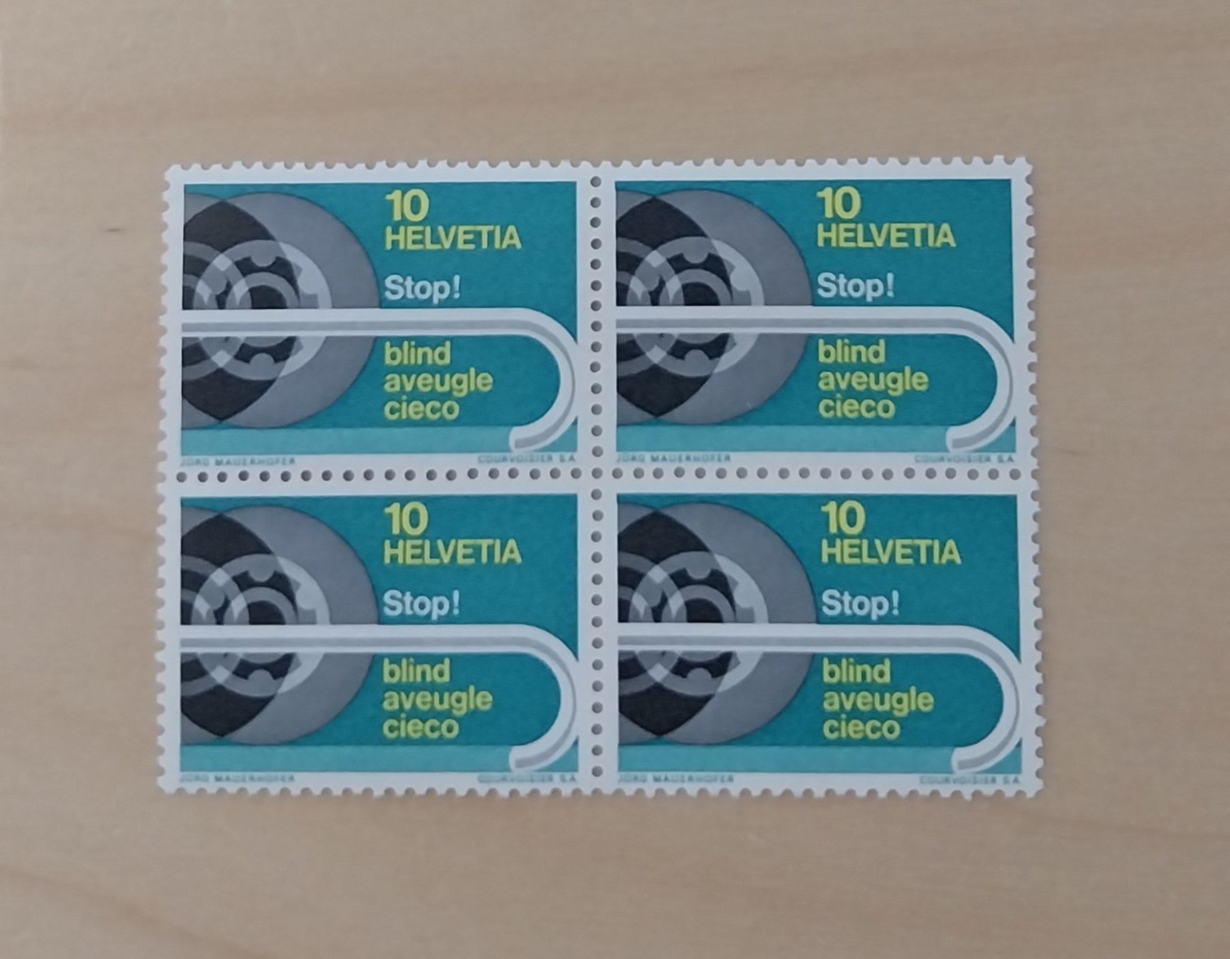 Tutti i francobolli: Timbres CH - Bloc de 4 NON OBLITERE – Nuovo (secondo la descrizione) da Bussigny venduto da jaqual