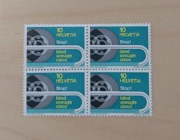 Timbres CH - Bloc de 4 NON OBLITERE