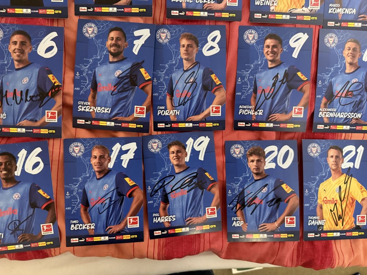 Autografi: Autogrammkartenset Hollenstein Kiel – Usato da Rüschlikon venduto da andi_841 7