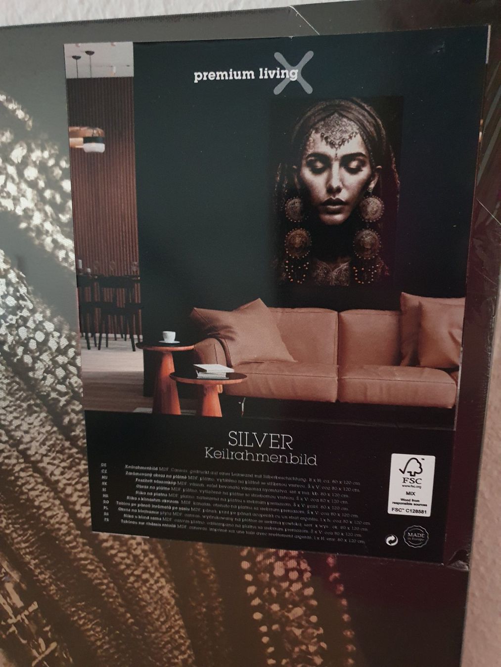 Poster & Bilder: Keilrahmenbild Silver Neu – Neu und originalverpackt aus Münsingen von SchweizBE 1