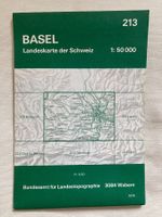 Basel, Landeskarte 1:50'000,  1976