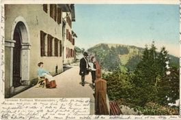 Weissenstein  SO    -   Auf der Kurhaus-Terrasse    um 1905
