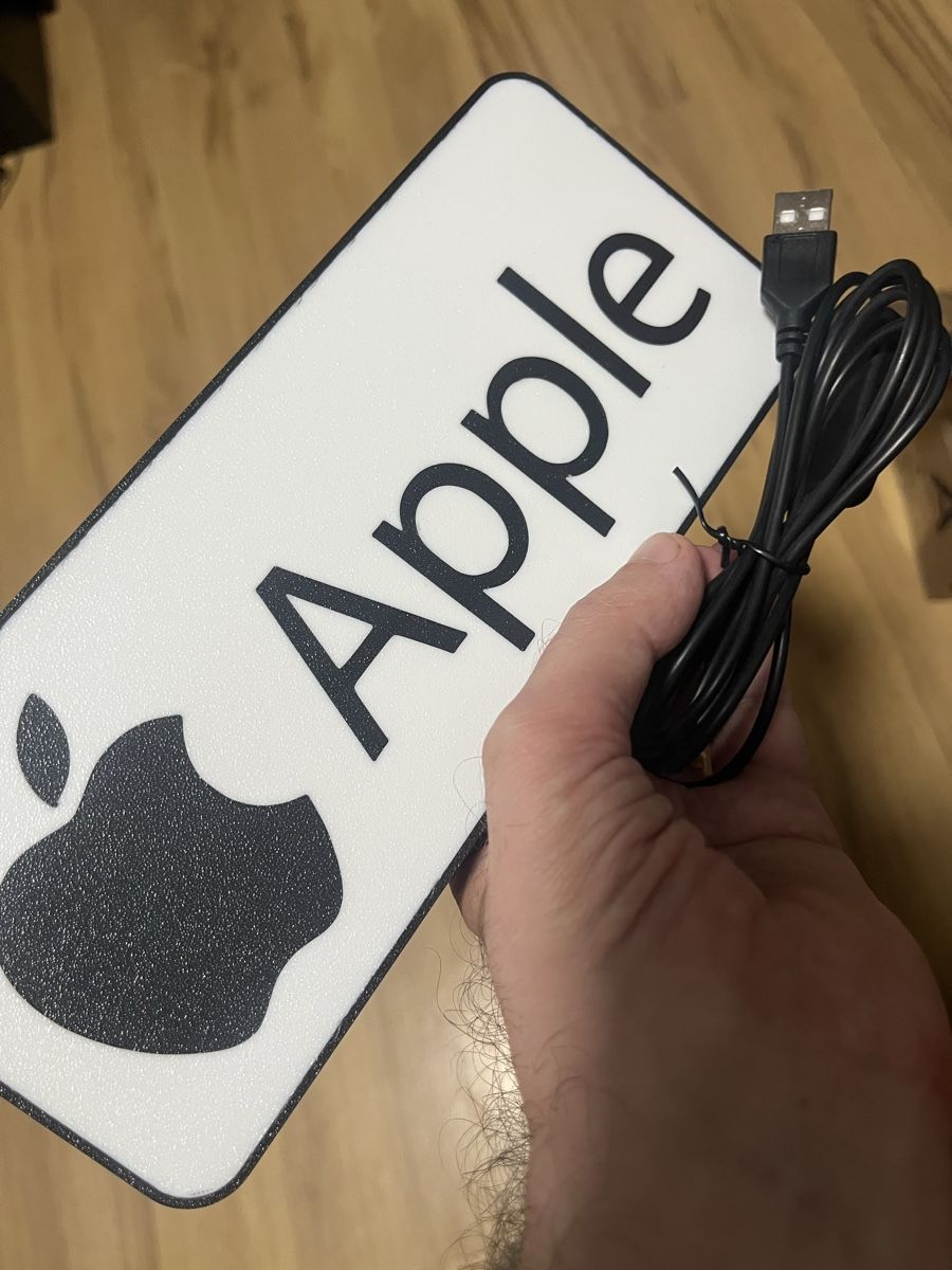 Lampes: Apple lightbox lampe décoration  – Neuf (Voir description) à Noville par Berlusconi55 2