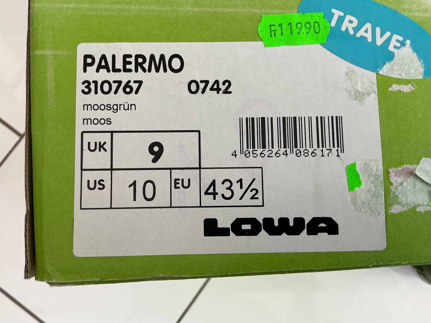 Lowa Scarpe da uomo: Lowa Achuhe Palermo Gr.43,5 – Usato da Biel-Benken BL venduto da Sahra1 4