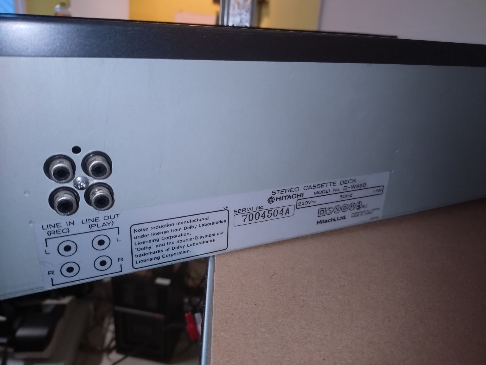 Hitachi Registratori: Deck  à cassettes Hitachi D-W450 - – Difettoso da Farvagny-le-Grand venduto da LaCaverne 6
