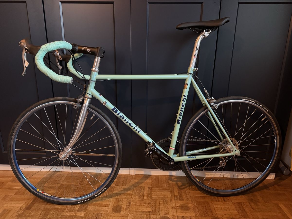Bianchi Biciclette: Bianchi Stahl Oldtimer Rennrad – Usato da Bern venduto da fus_5ryk