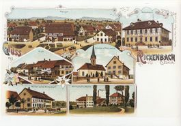 Gruss aus Rickenbach - (um 1900)