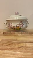 Longchamp France Suppenterrine mit Deckel – Chinoiserie-Deko