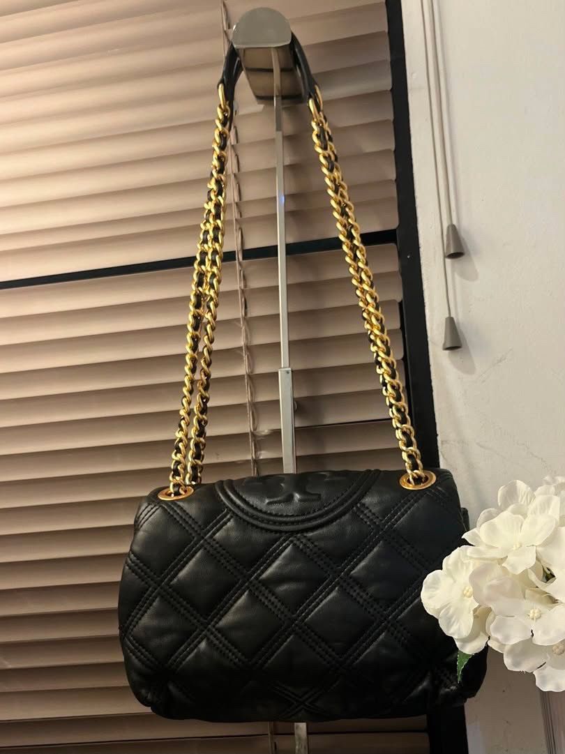 Tory Burch Taschen für Damen: Tory Burch Soft Fleming Convertible Bag Black – Gebraucht aus Balgach von PokeDuality 1