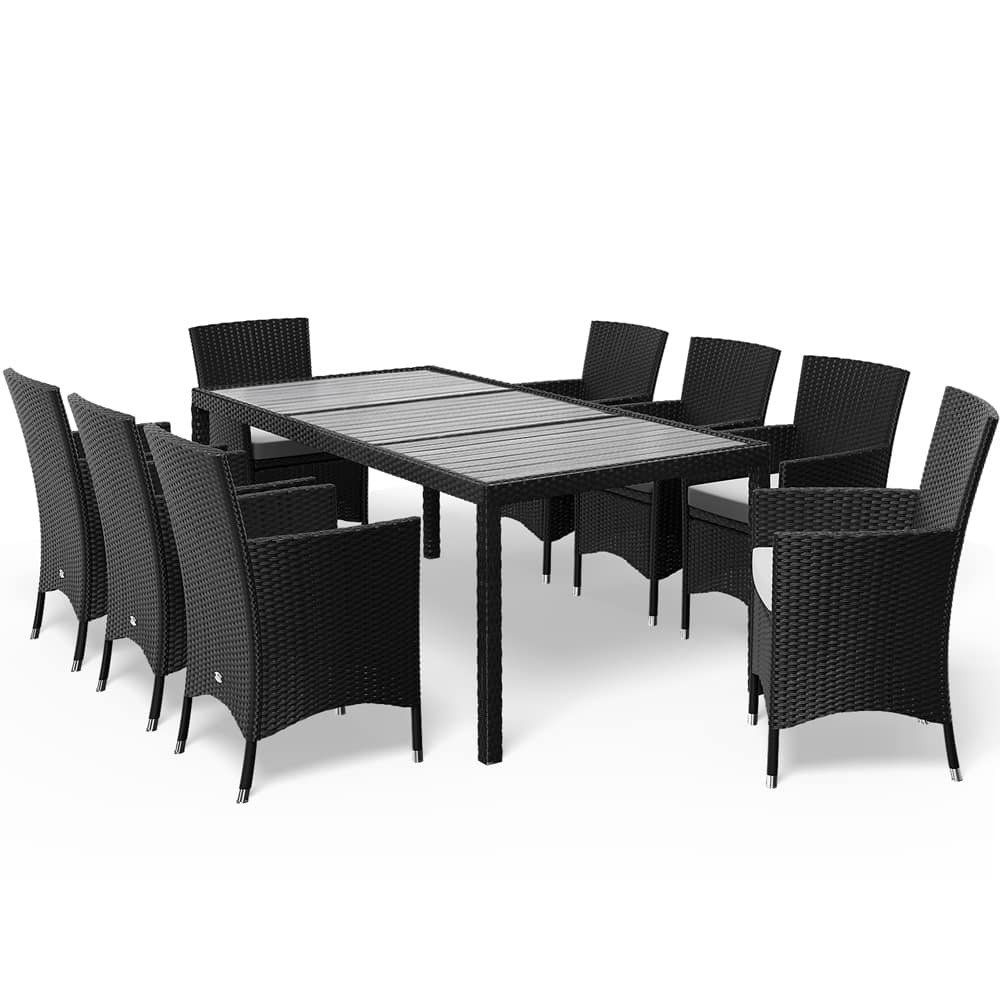 Set de table et chaises: Polyrattan Sitzgruppe 9 teilig – Neuf avec emballage d'origine à Winterthur par aredo