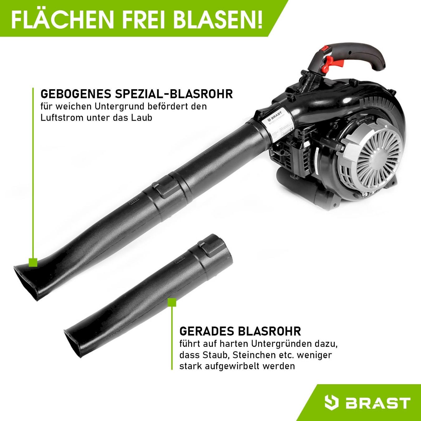 Laubbläser & Laubsauger: BRAST Benzin Laubsauger Laubbläser – Neu und originalverpackt aus Bottighofen von zaap 4