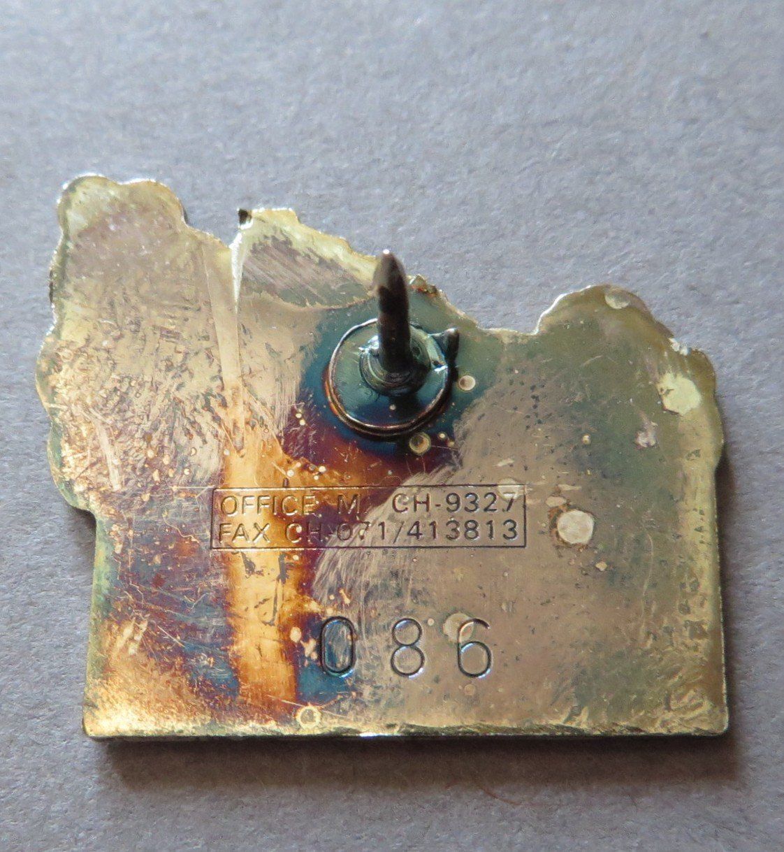Plaketten & Abzeichen: PIN, RUINE ROSENBURG HEIDEN, NUMERIERT – Gebraucht aus Neuhausen von luckimucki 1