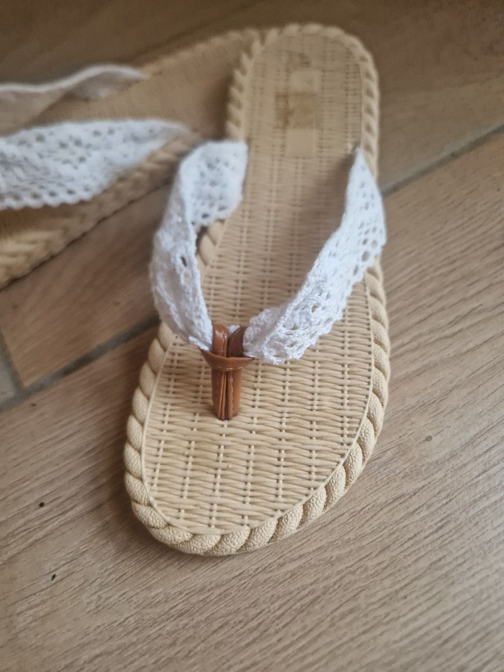 Scarpe da donna: Flip-Flops Damen Weiss Grösse 38 neu – Nuovo e nell'imballaggio originale da Neuhausen venduto da Nicolino92 1