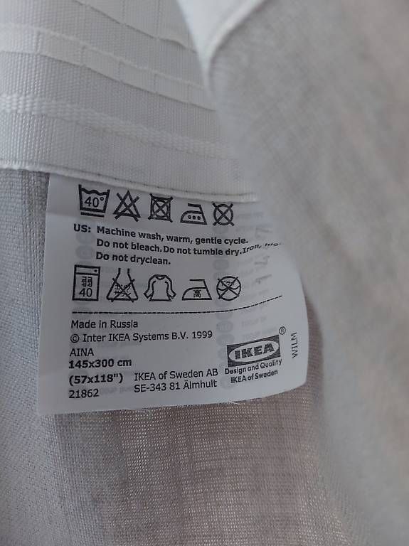 Ikea Tende: 2 Vorhänge 2.5m grau – Usato da Binningen venduto da eli_rcf2 3