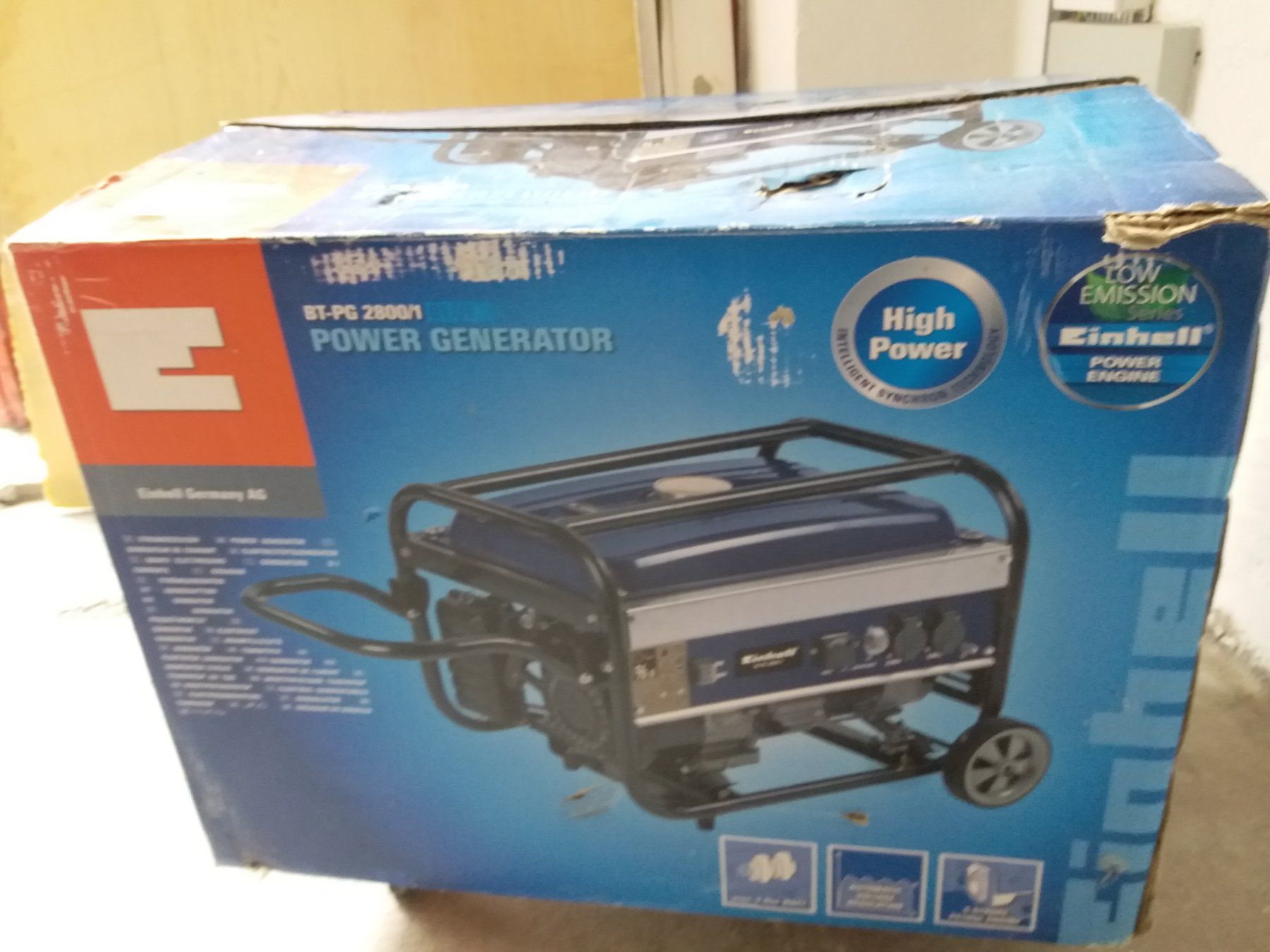 Einhell Stromgeneratoren: Stromerzeuger BT-PG 2800/1 HIGH POWER – Neu und originalverpackt aus Gränichen von patato