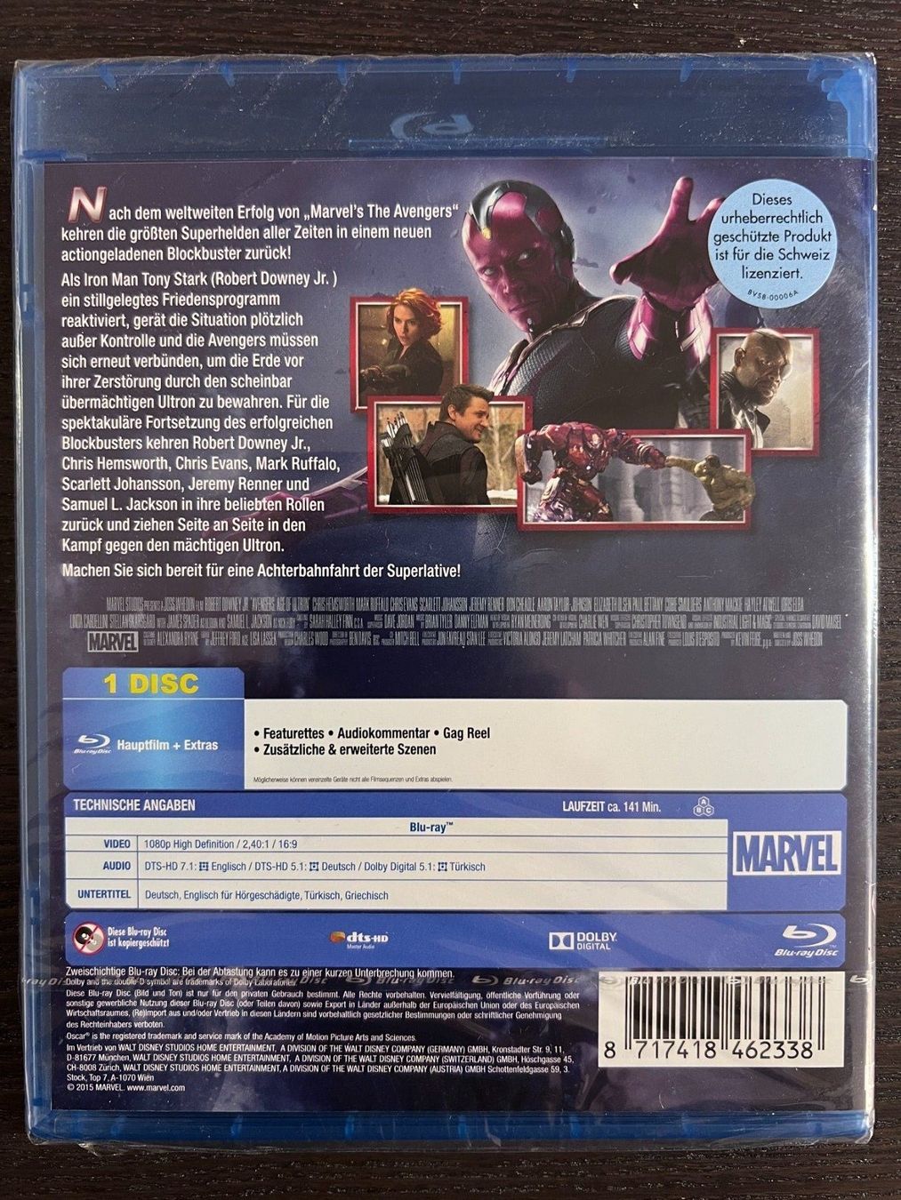 Alle DVDs: Avengers - Age of Ultron – Neu und originalverpackt aus Zürich von Blu-ray_ZH 1