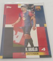Fussballkarte R. Araujo Topps FC Barcelona Defender neu