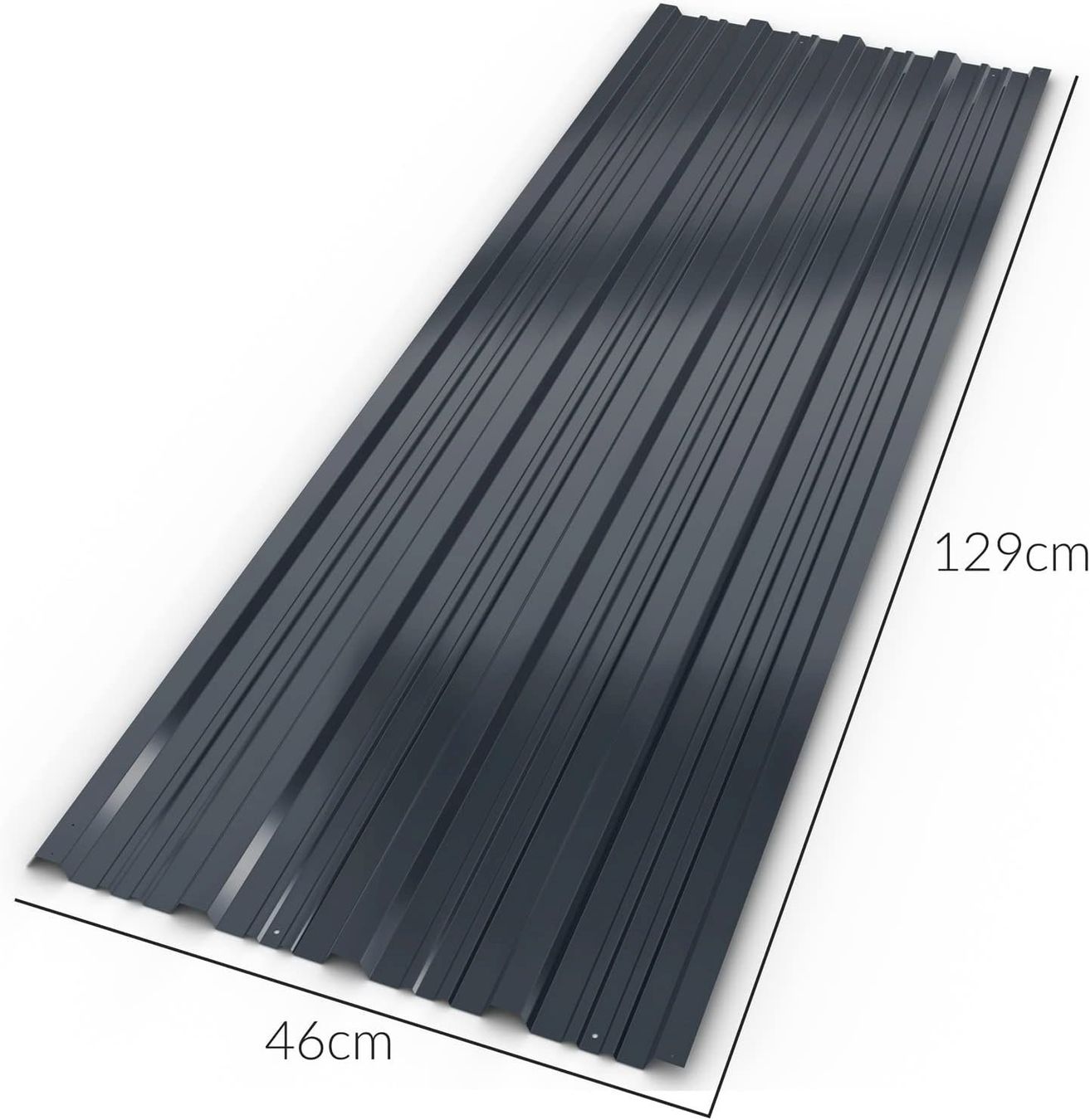Pareti & Soffitti: Trapezblech 12er-Set Grau 129x46cm – Nuovo e nell'imballaggio originale da Bottighofen venduto da zaap 6