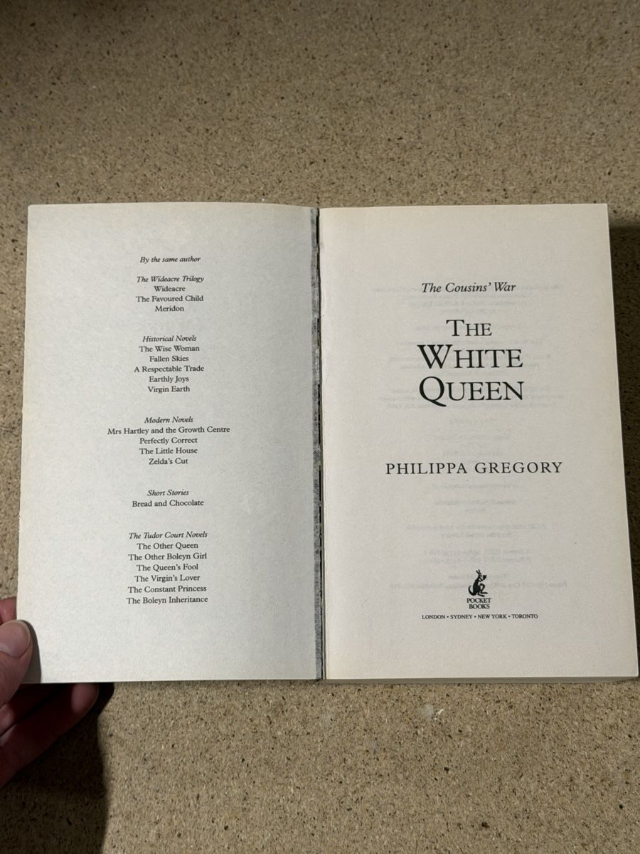 Libri: Philippa Gregory - The White Queen - English – Usato da Winterthur venduto da m.ro. 2