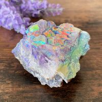 ✲ Amethyst Cluster mit Titan Aura ✲ 85g / 50mm Stufe Druse
