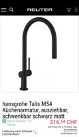 3 mitigeurs cuisine Hansgrohe Talis M54 noir mat neuf