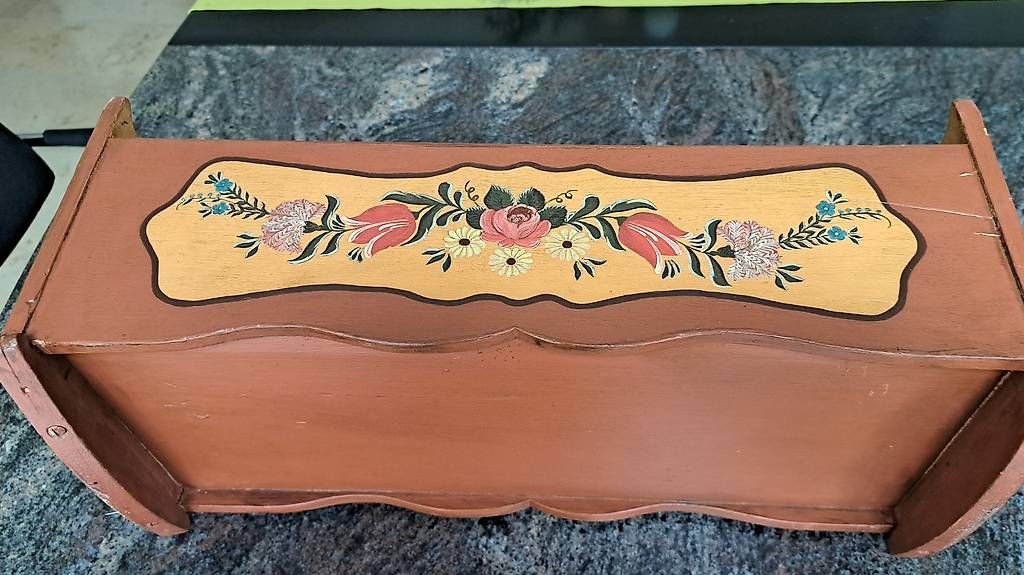 Carrozzine per bambole: Puppenwiege aus Holz, handgemalt – Usato da Waltenschwil venduto da ber_6rk8 1