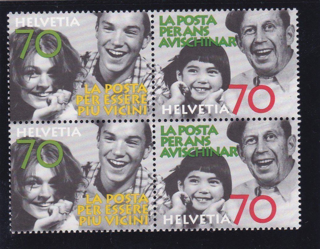 Tutti i francobolli: Postfrisch 4er Block Die Post 1997 – Nuovo (secondo la descrizione) da Schliern b. Köniz venduto da joni20 2