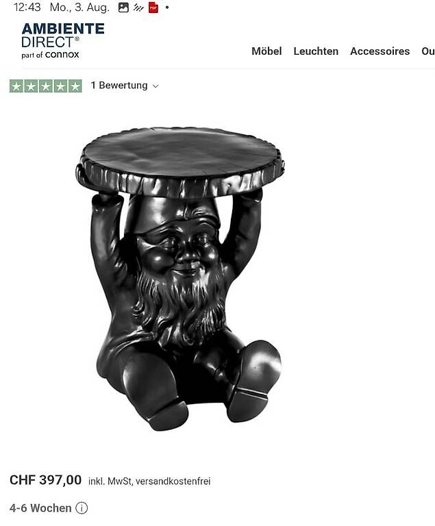 Figuren: Beistelltisch/Hocker Philipp Stark Gnomes – Gebraucht aus Zwingen von fischli1504 1
