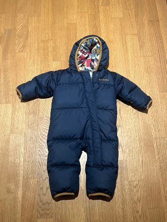 Columbia Schneeanzug Grösse 6-12 Monate dunkelblau