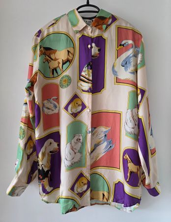 Paul & Joe Seidenbluse Renata Size 1 multicolor animals