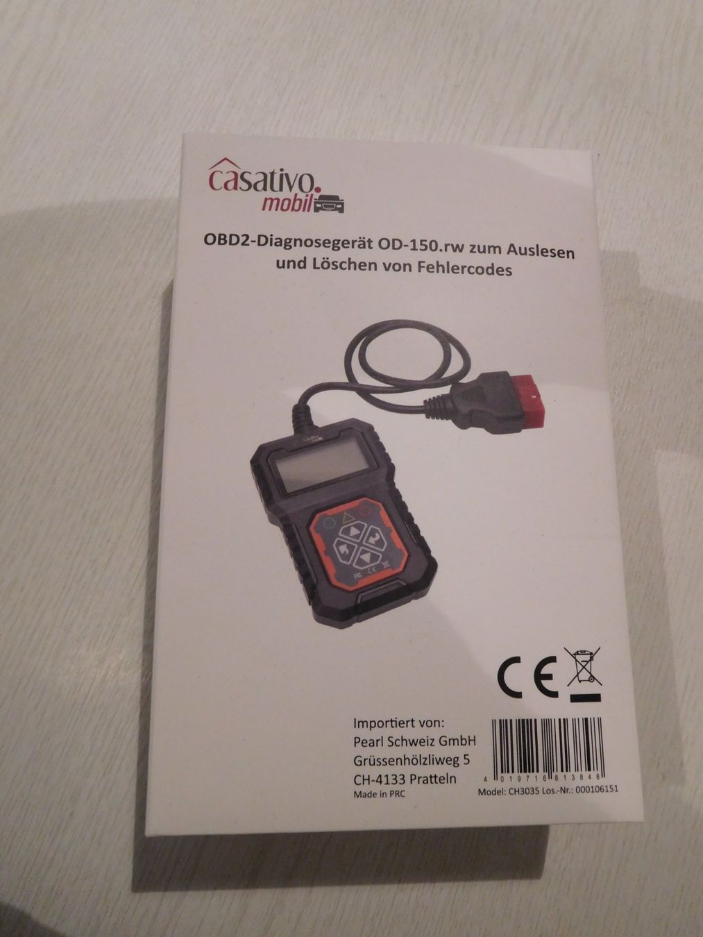 Misurare: Fahrzeug Diagnosegerät Fehlercode auslesen / löschen – Nuovo e nell'imballaggio originale da Holziken venduto da Rupe 1