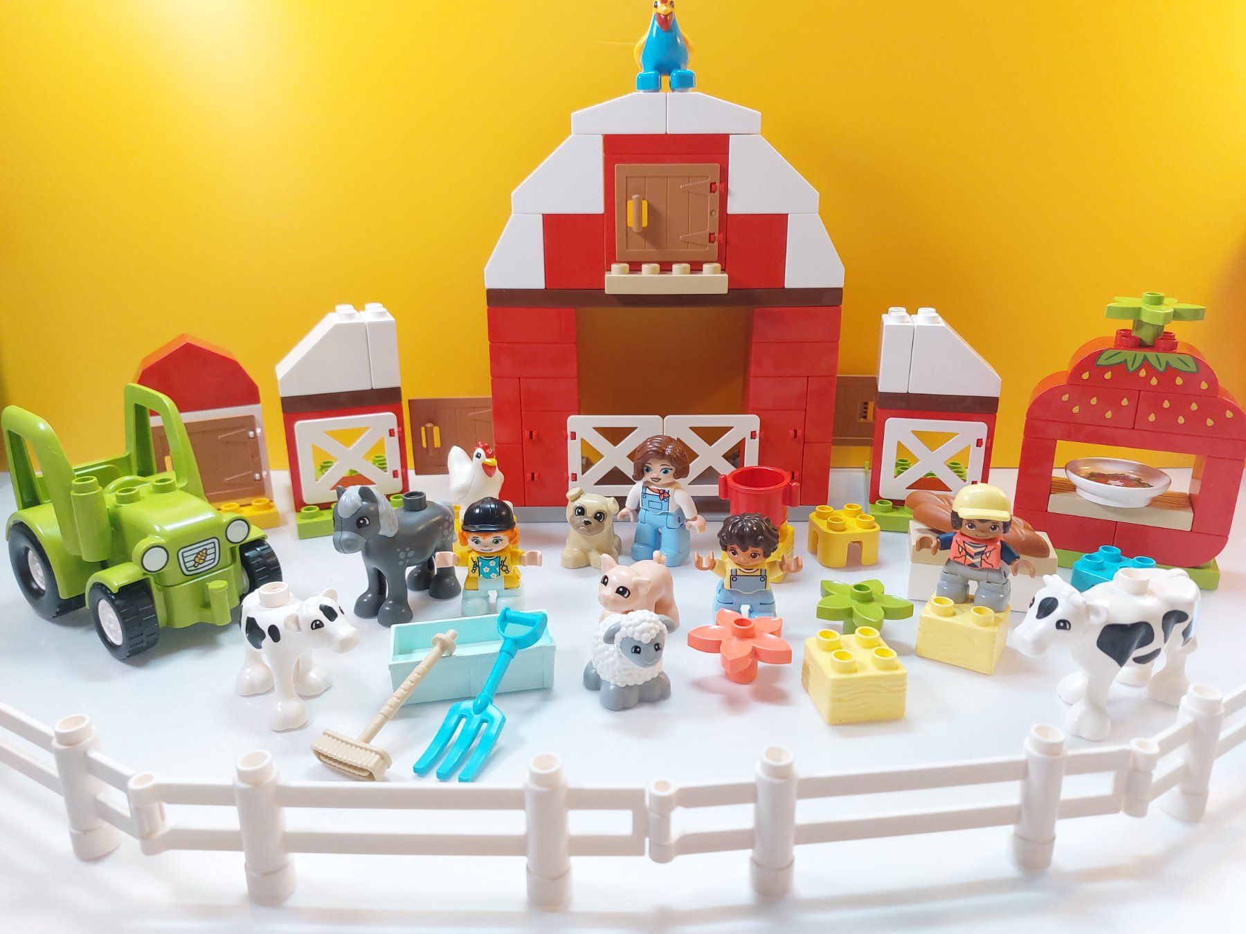 Lego Kit di costruzioni: LEGO DUPLO 10952 Bauernhof - Scheune, Traktor... Komplett – Usato da St.Gallen venduto da TinasBauundSpiel
