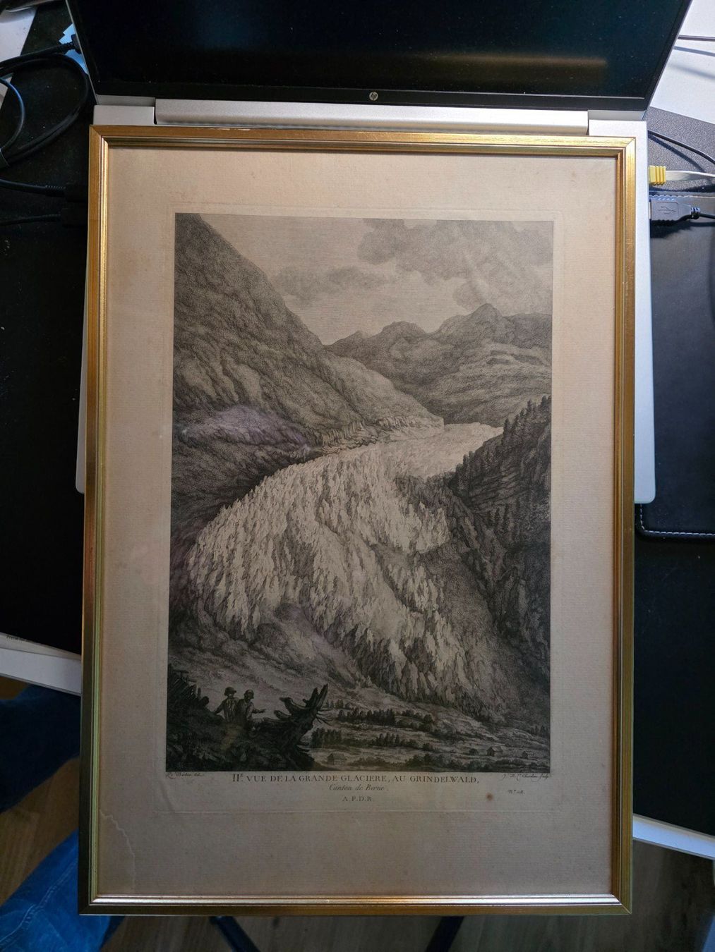 Incisioni: Stich la Grande Glaciere Grindelwald - Le Barbier Chatelain – Usato da Walterswil BE venduto da Lonitti