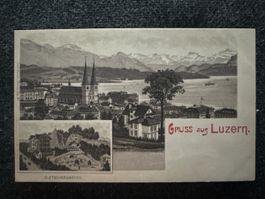 Gruß aus Luzern Künzli Litho