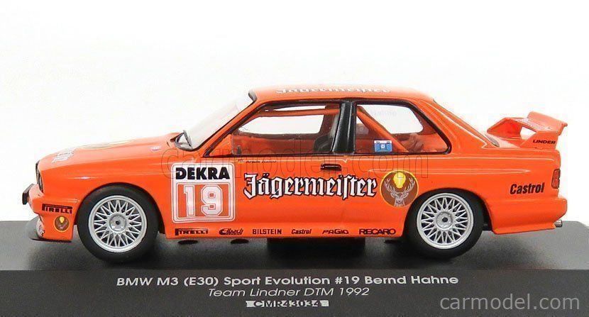 BMW Modellini d'auto: BMW M3 E30 #19 JÄGERMEISTER 1:43 CMR – Nuovo e nell'imballaggio originale da Suhr venduto da Moebelsiralfred 1