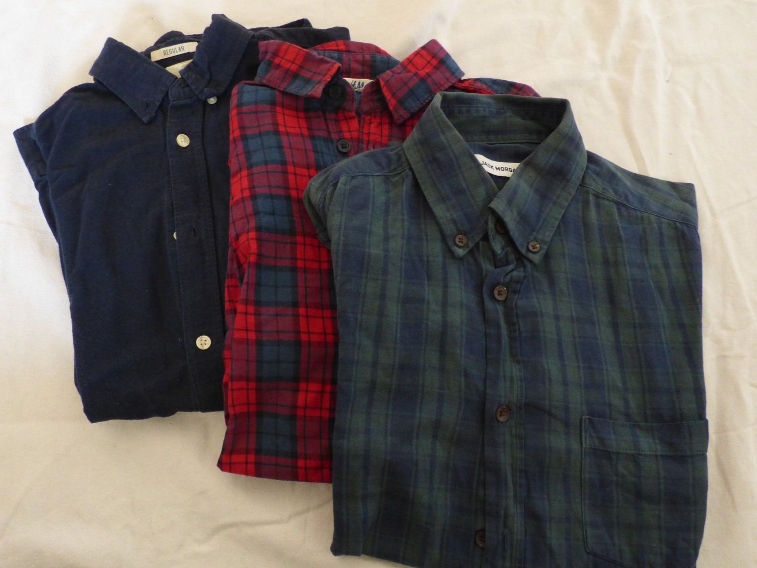 Hemden, T-Shirts & Polos: 3 Langarm-Hemden Grösse M/170 – Gebraucht aus Zürich von Goulliver