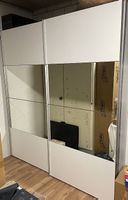 2m Schrank mit Schiebetüren & Spiegel