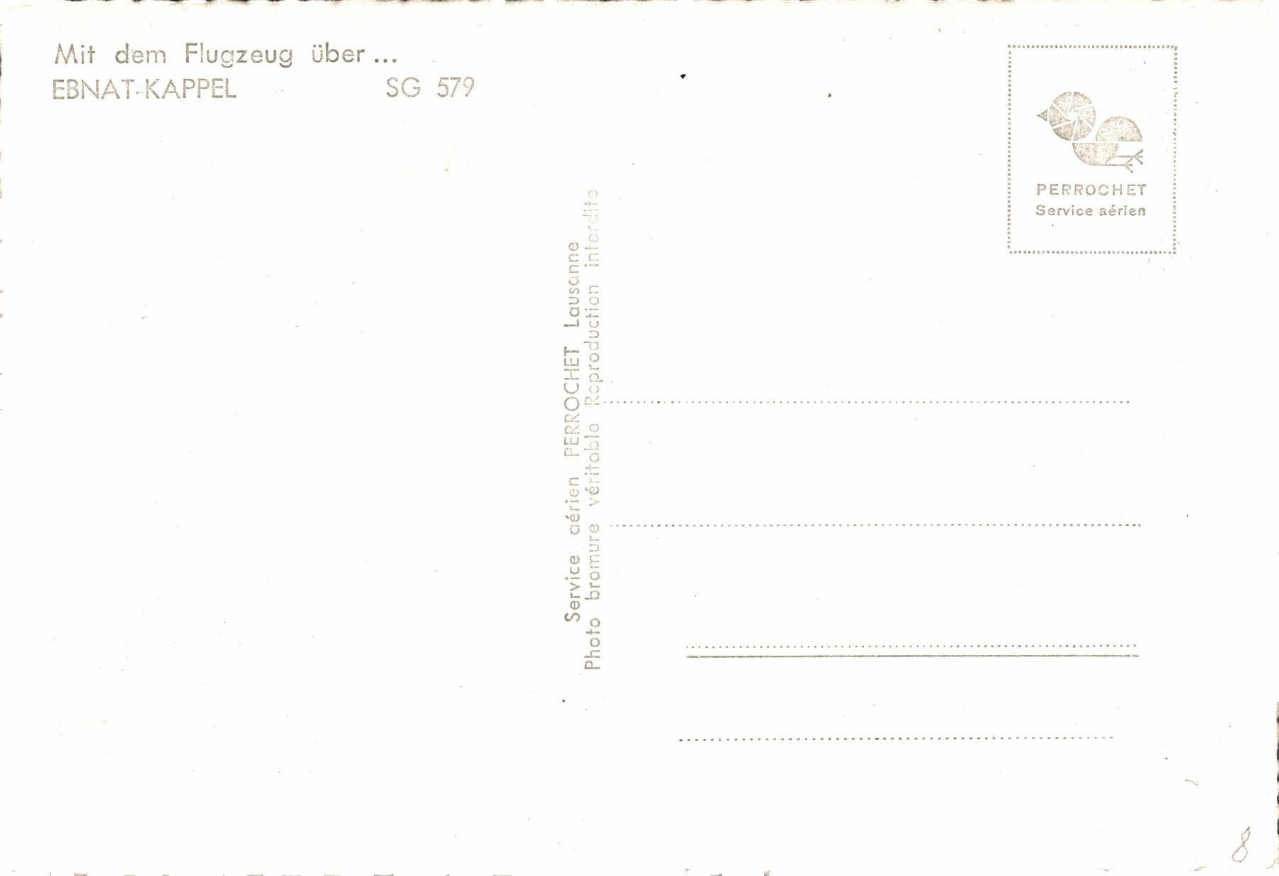 Cartoline postali: Mit dem Flugzeug über ... Ebnat Kappel – Usato da Bronschhofen venduto da Astore 1