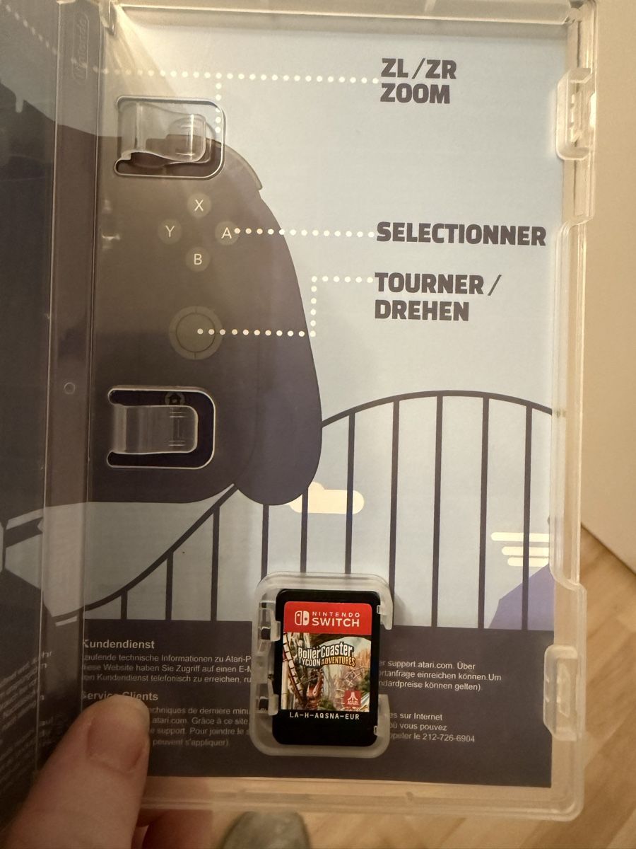 Nintendo Console: Nintendo Switch RollerCoaster Tycoon Adventures guter Zustan – Usato da Ennenda venduto da Sandi3 1
